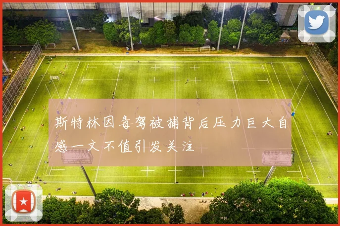 斯特林因毒驾被捕背后压力巨大自感一文不值引发关注